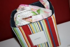 How to sew fabric storage cubes